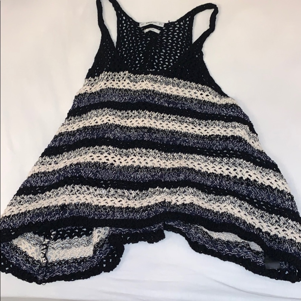 zara knit top